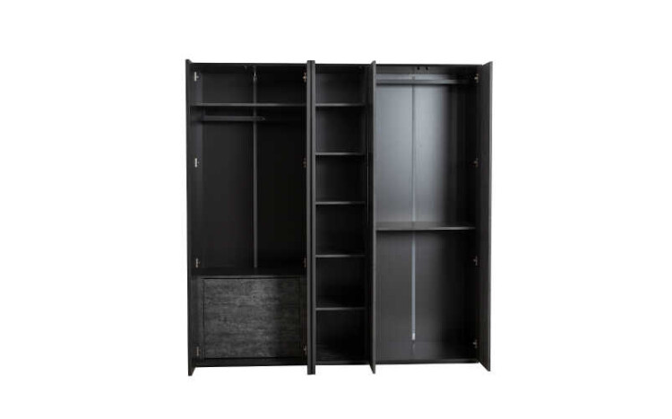 Raven 5-Door Wardrobe - 3