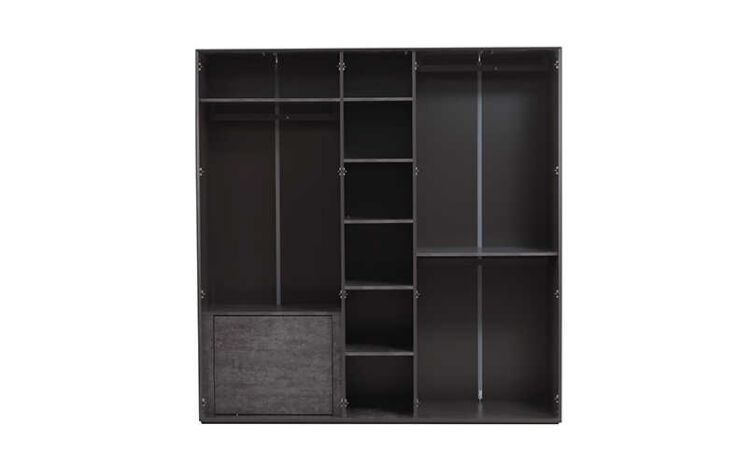 Raven 5-Door Wardrobe - 4