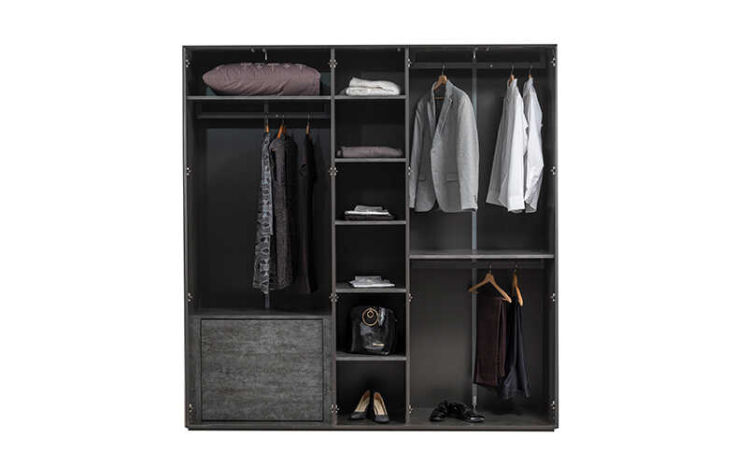 Raven 5-Door Wardrobe - 5