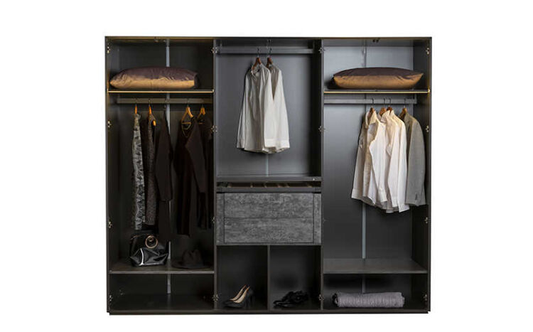 Raven 6-Door Wardrobe - 3