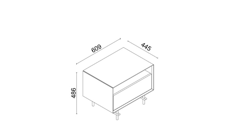 Raven Nightstand Set (2 Pieces) - 4