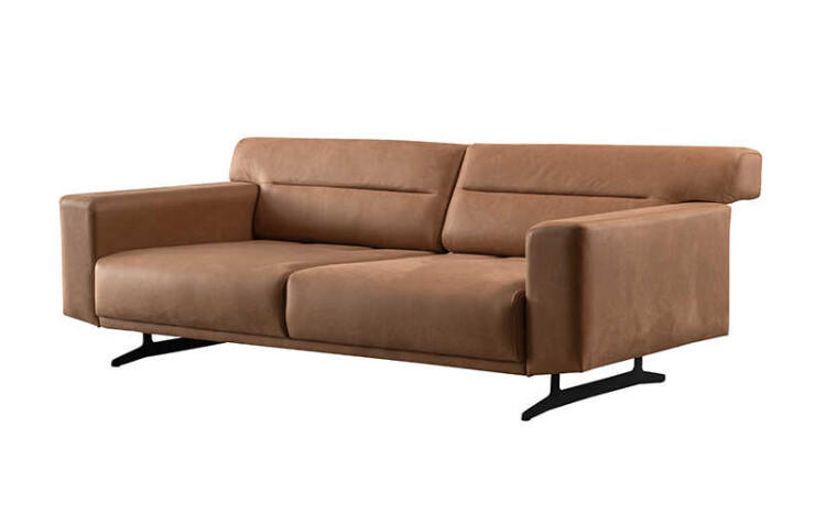 Raven Tan 3-Seater Sofa with Mechanism - 4