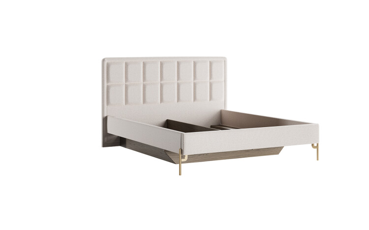 Sepia Döşemeli Bazalı Başlıksız Karyola 160x200 - 