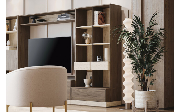 Sepia Living Room TV Unit Set - 5