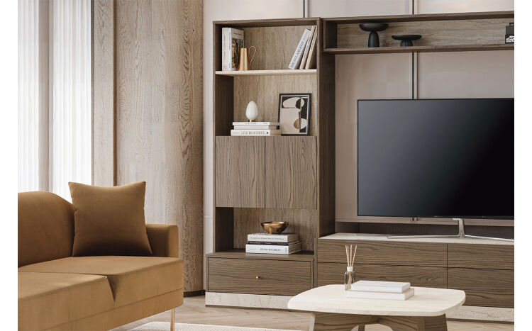 Sepia Living Room TV Unit Set - 6