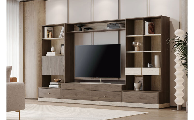 Sepia Living Room TV Unit Set - 3