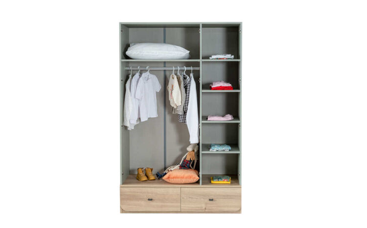 Stella 3-Door Wardrobe - 3