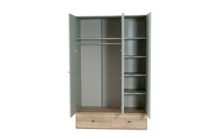 Stella 3-Door Wardrobe - 2