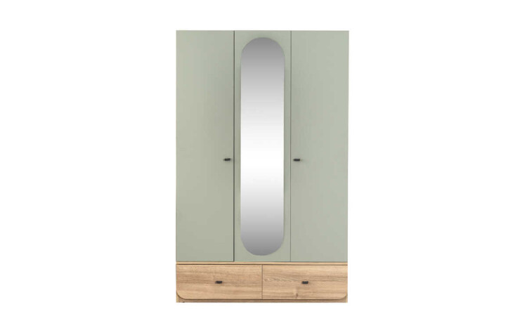 Stella 3-Door Wardrobe - 1