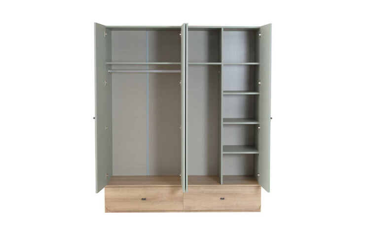 Stella 4-Door Wardrobe - 2