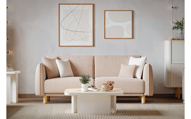 Timber Sofa Set - 5