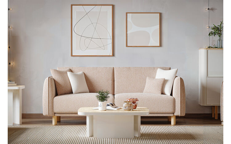 Timber Sofa Set - 5