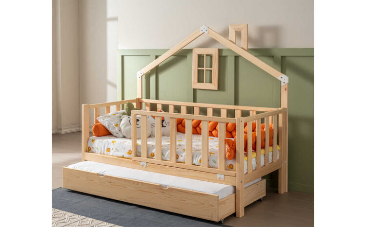 Tiny Montessori Natural Bedstead - 2