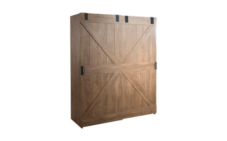 Vintage Mode 4-Door Sliding Wardrobe - 
