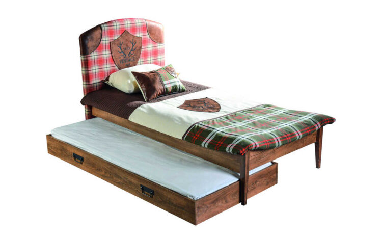 Vintage Mode Trundle Bedstead 90x190 - 1